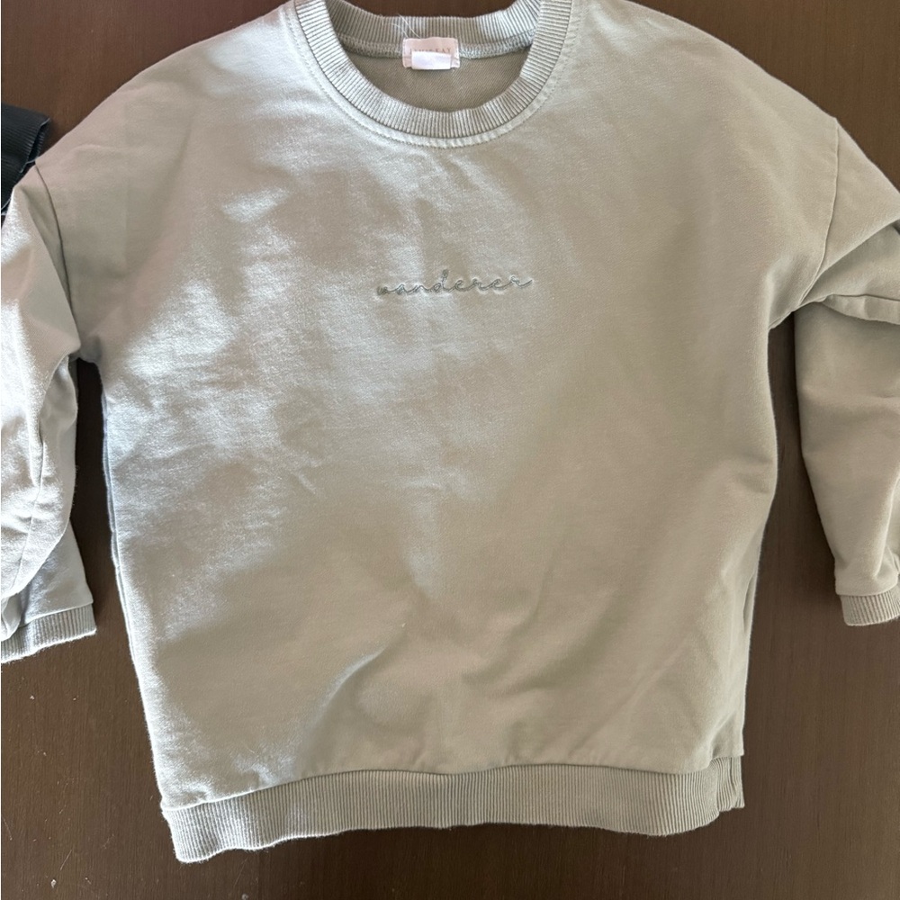 Jamie Kay Sage Green “Wanderer” Kids Hoodie